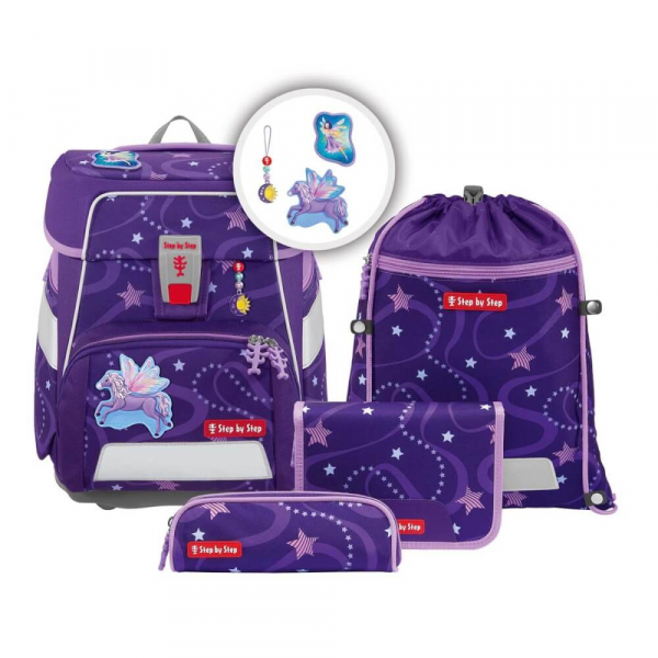 Step by Step SPACE Schulranzen-Set Pegasus Emily , 5-teilig