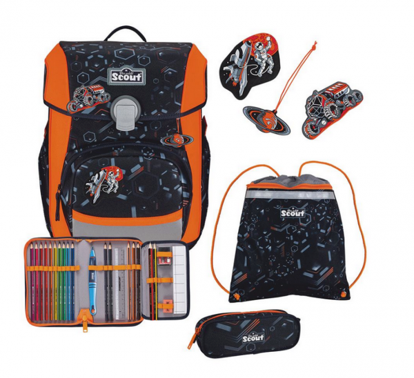 Scout Neo Space Data Schulranzen Set 4tlg.