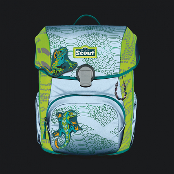 Scout Neo Exklusiv Superflash Extreme Lizard  Schulranzen-Set