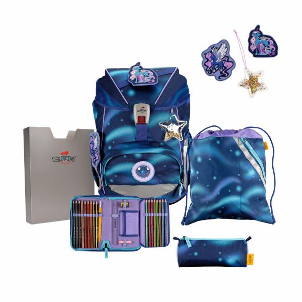 DerDieDas ErgoFlex Luna Schulrucksack Set 5tlg.