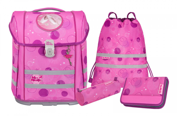 McNeill Ergo Perfecto Pinky Schulranzen Set 5tlg.